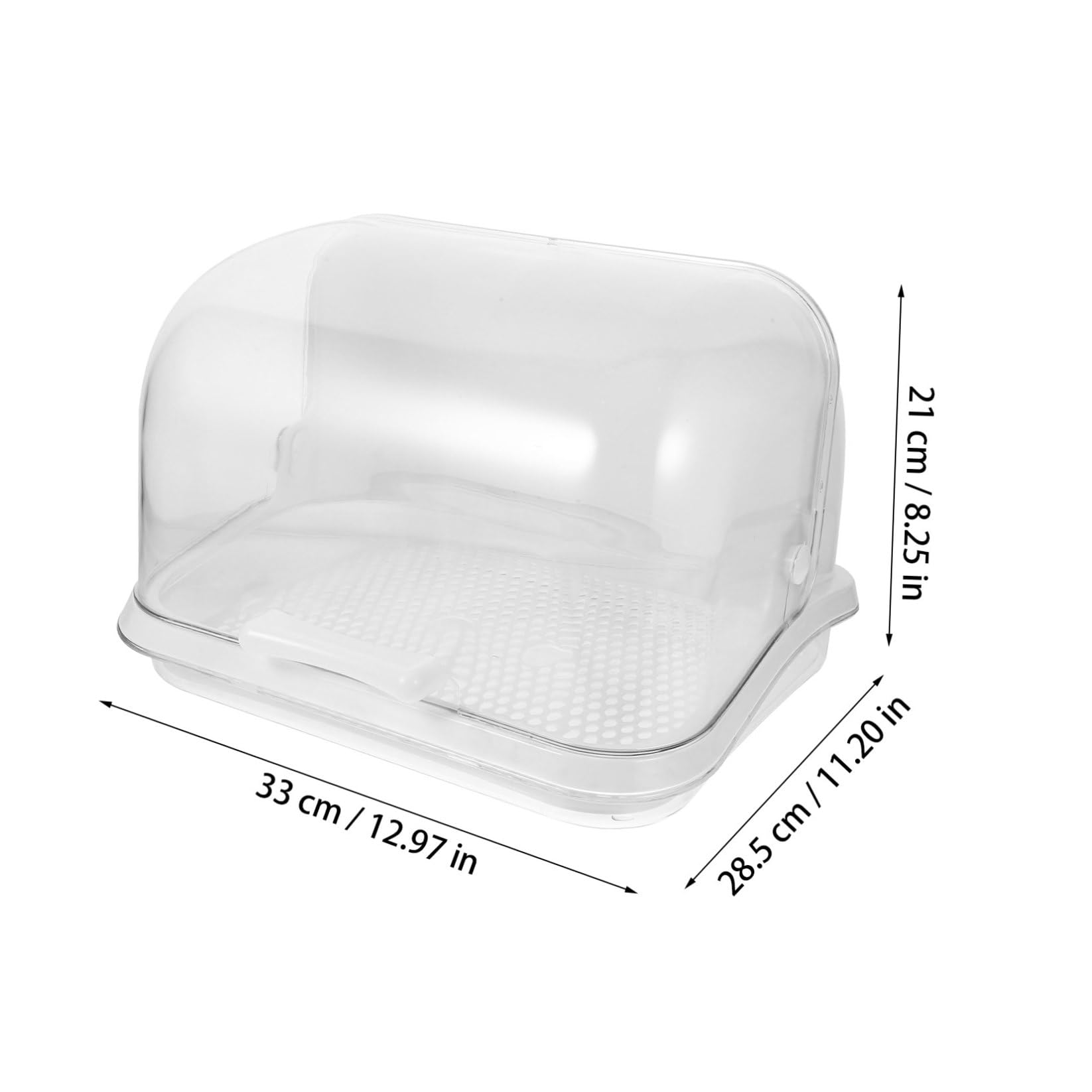 Levemolo Boîte de Séchage pour Biberons et Rangement de Vaisselle Bébé en PP Blanc, Porte-Bouteilles Pratique pour Stockage et Séchage de Produits Infantiles