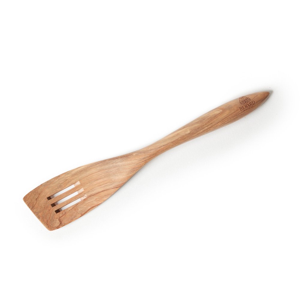 Berard szczelinowa szpatułka Terra 32 cm drewno oliwne, brązowy