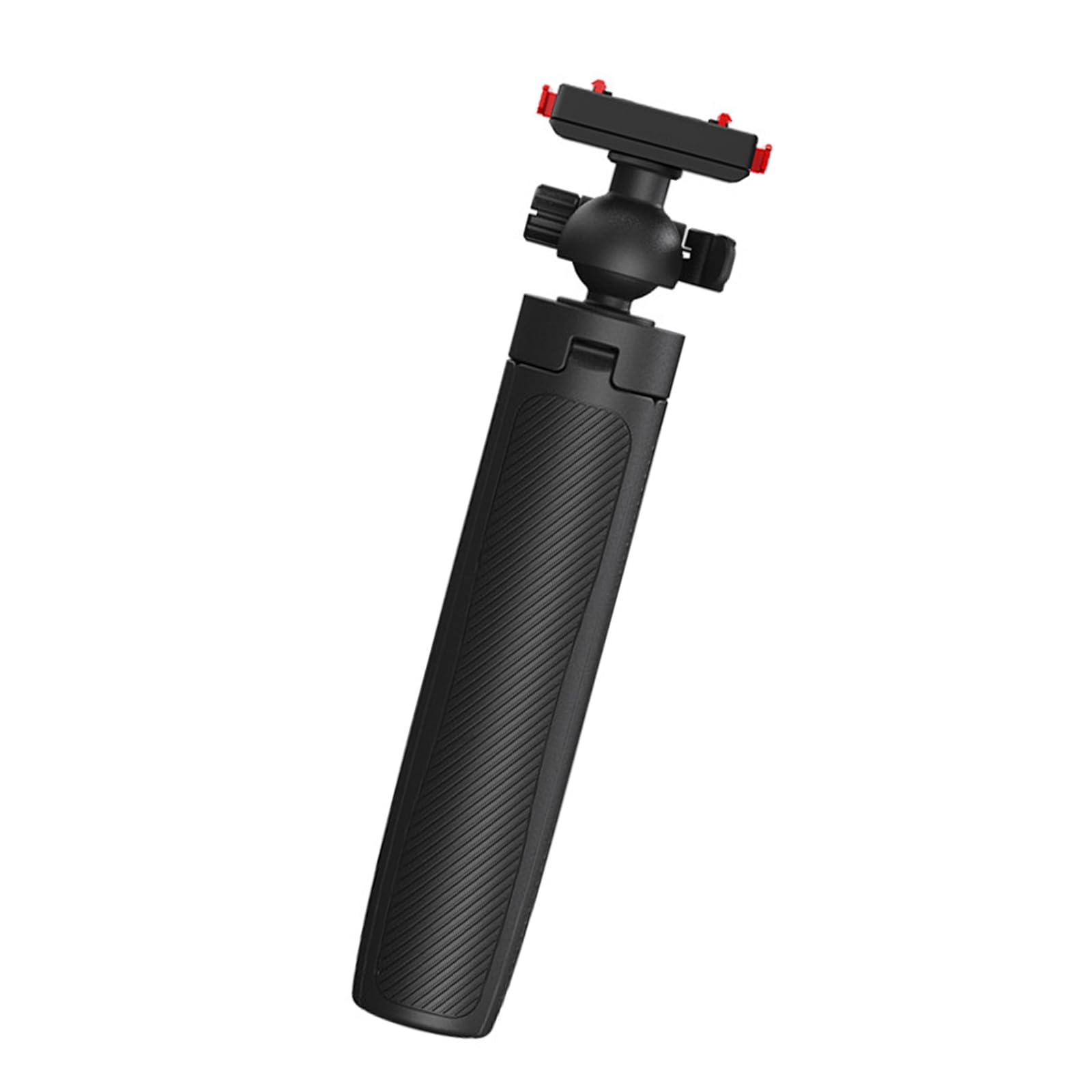 Trípode de liberación rápida con cabeza de bola de 360 grados, altura ajustable, barra extensible de repuesto para cámara de acción, soporte de liberación rápida