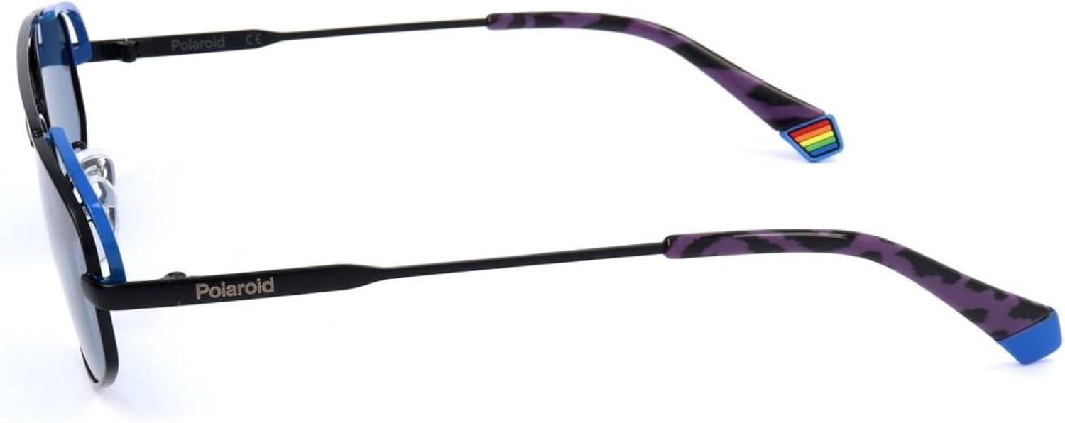 Polaroid PLD 6130/S OY4 BLACK AZURE 55/18/145 UNISEX Sunglasses