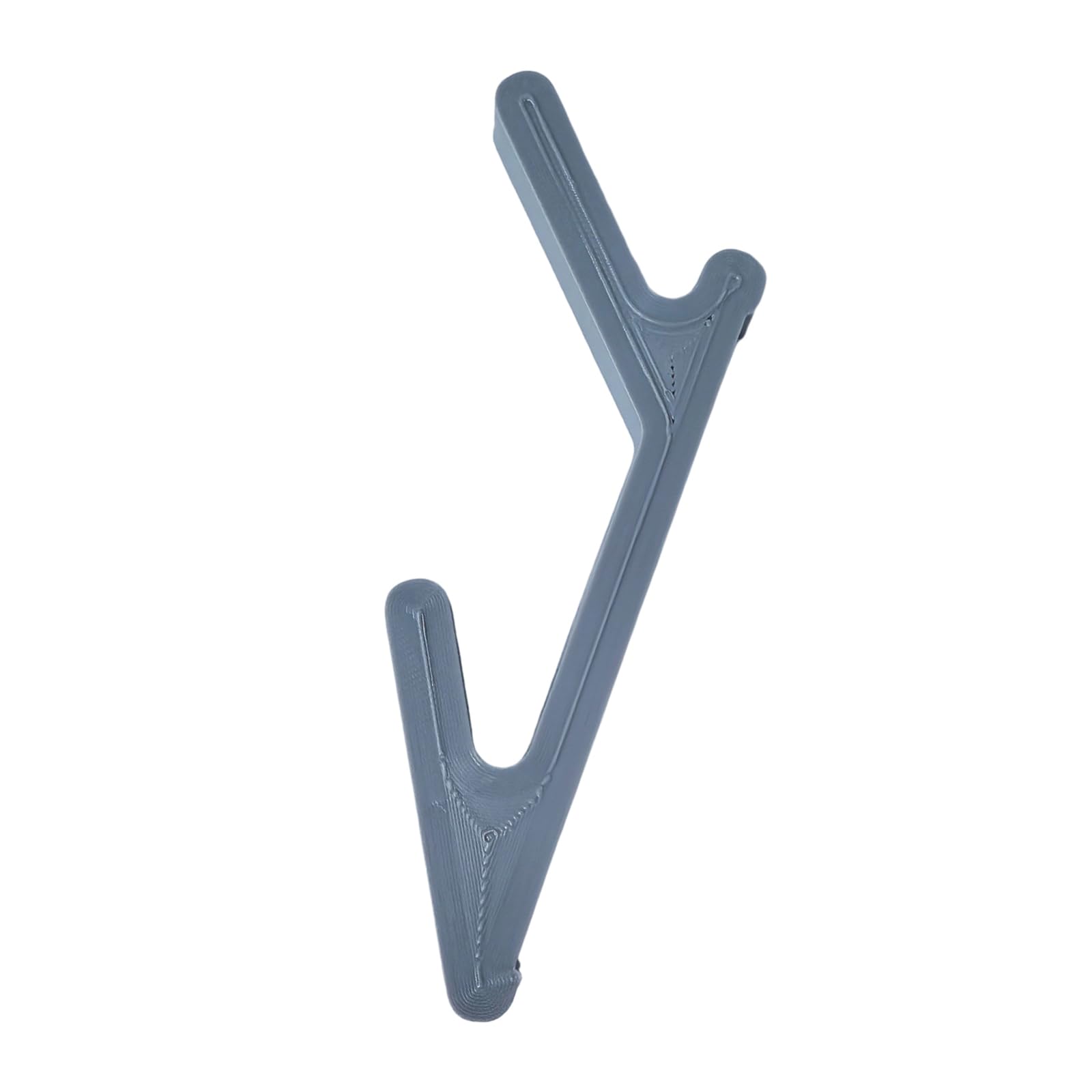 Zbiianxer Gray Space Saving Closet Hangers For Jackets Scarves And Belts For Small Apartments Dorms Multipurpose Hook