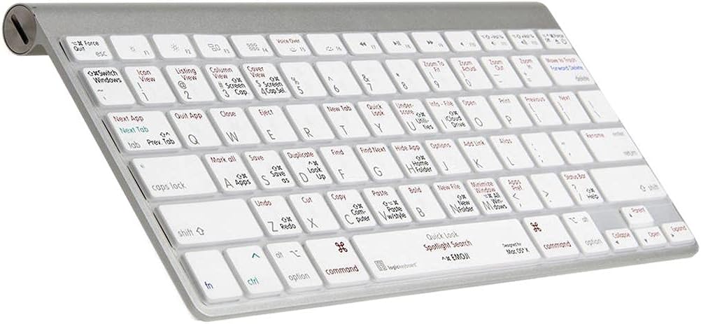 LogicKeyboard LogicSkin Transparent Ultra Thin Shortcut American English Keyboard Cover for Apple MacBook Pro OSX