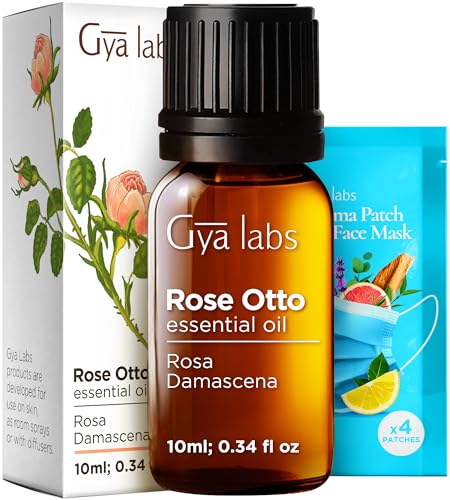 Gya Labs Rozen Essentiële Oliën voor Huidgebruik