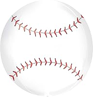 Vista 3 de Globos de béisbol para fiesta de cumpleaños, ramo de decoraciones de suministros de fiesta de jugador de béisbol