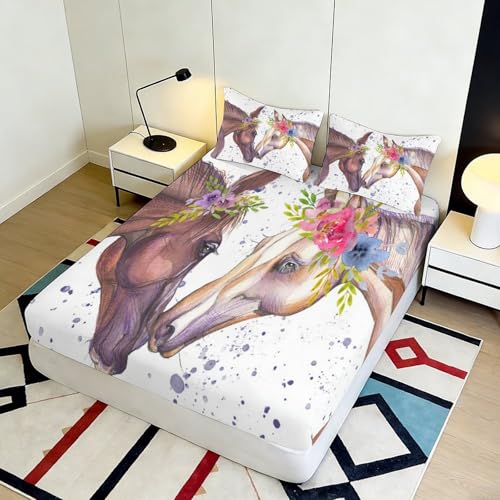 Drap-housse cactus antidérapant et lavable grand bonnet