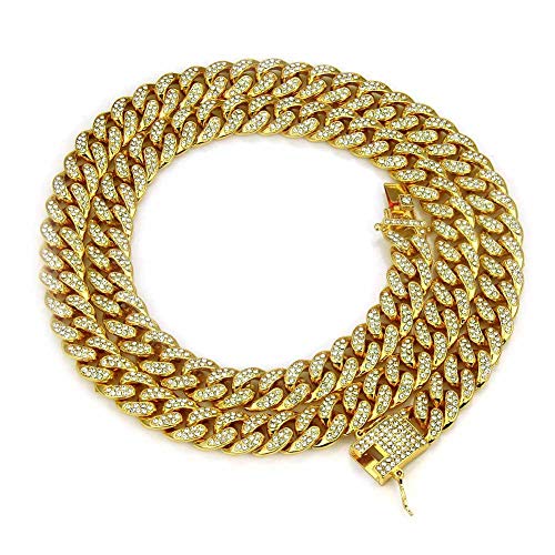 Mrkeung Collier hip hop Jewelry rap punk bracelet cubain rétro hip - hop cool Jewelry gift Big Collares-63