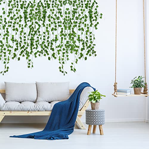 Jpsor 18 Pack 126Ft Fake Vines With Leaves For Bedroom Artificial Vines Fake Ivy Vines Greenery Garland Hanging Vines For Wall Indoor Outdoor Home Christmas Decoration #TOP5