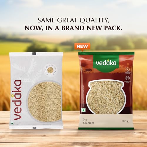 Image of Amazon Brand - Vedaka Soy Granules, 500 g