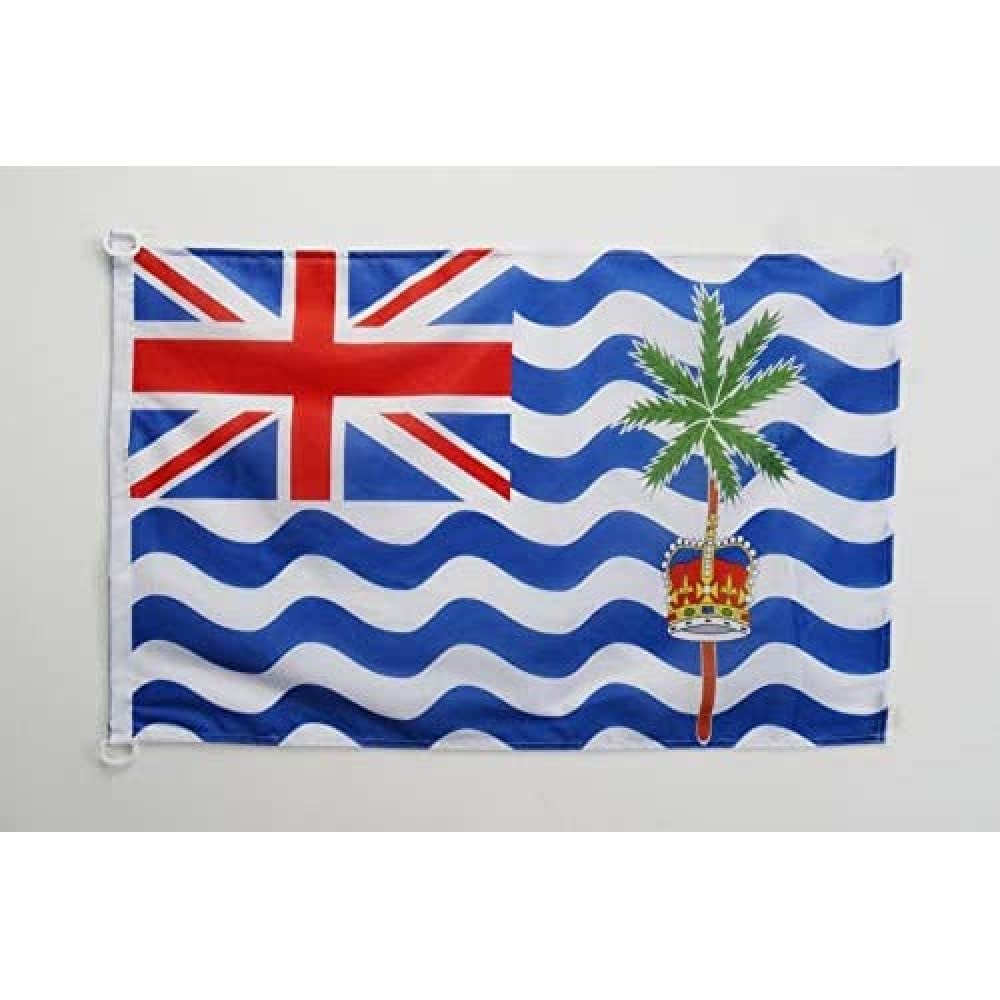 AZ FLAG British Indian Ocean Territory Boat Flag 12x18 in Plastic Rings