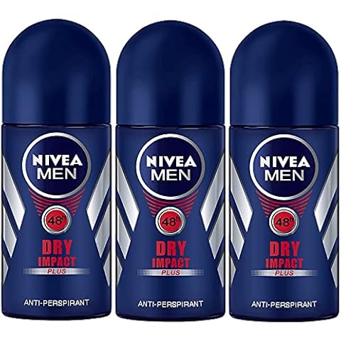 Nivea for Men Antiperspirant Deodorant Roll-on (3 Pack) Cover