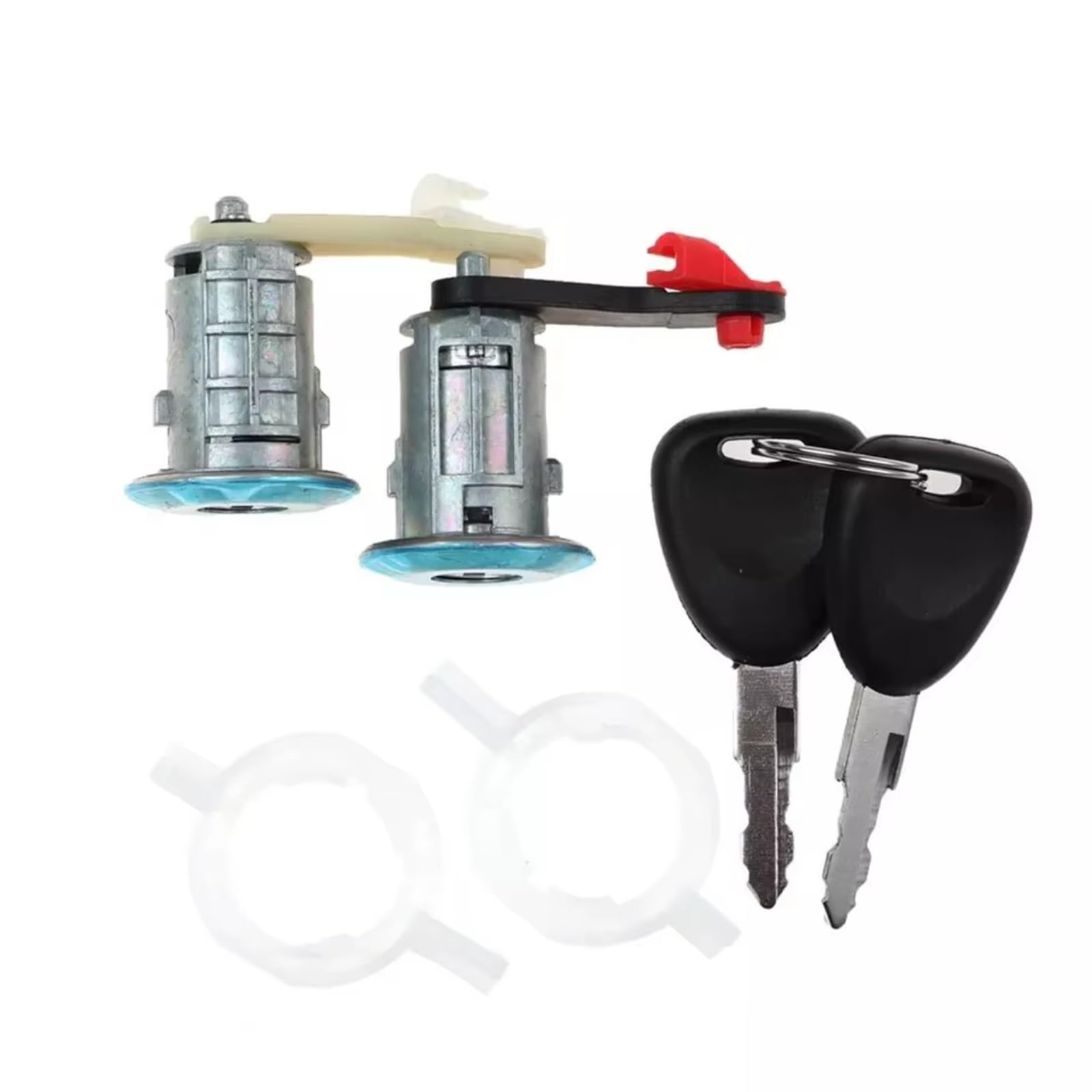 Feoosvx One Color For Master Mk2 1998-2010 7701470945 Door Lock Barrel Cylinder With 2 Keys Front Left And Right 7701470944 Door Lock Actuator Motor