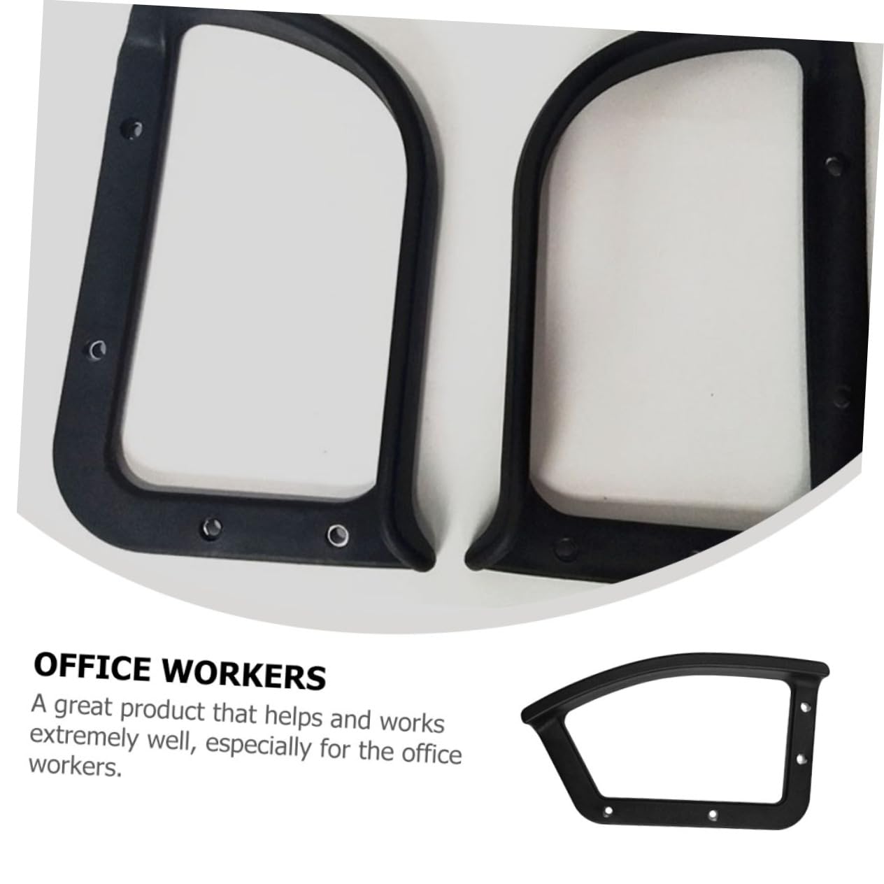 Braccioli Per Sedia Da Ufficio Di Ricambio - Set Da 2 Pezzi, Ergonomici, Robusti E Facili Da Installare