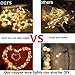 LiyuanQ Curtain String Lights 300 LEDs Window Curtain Fairy Lights Copper Wire Twinkle String Lights USB Remote Control 8 Modes Hanging Lights for Bedroom Indoor Home Wedding Decor (300 LED, Yellow)