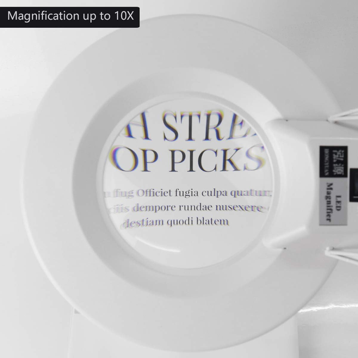 Flаѕh Dеаlѕ - 40% оƒƒ Gynnx LED Magnifying Lamp with Clamp, 10X Magnifier 4200 Lumens,5 Inch Magnifier Glass Lens, 120 PCS LEDs,Adjustable Stainless Steel Lamp Arm for Reading,Craft,Knitting,Desktop Office Workbench MY1 Blасk Frіdау - 40% оƒƒ Gynnx LED Magnifying Lamp with Clamp, 10X Magnifier 4200 Lumens,5 Inch Magnifier Glass Lens, 120 PCS LEDs,Adjustable Stainless Steel Lamp Arm for Reading,Craft,Knitting,Desktop Office Workbench MY1