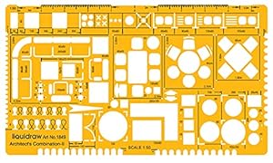 Liquidraw 1849 Zeichenschablone Maßstab 1:50