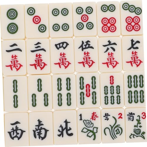 Mini Mahjong compacto y portátil para viaje y ocio miniatura 3
