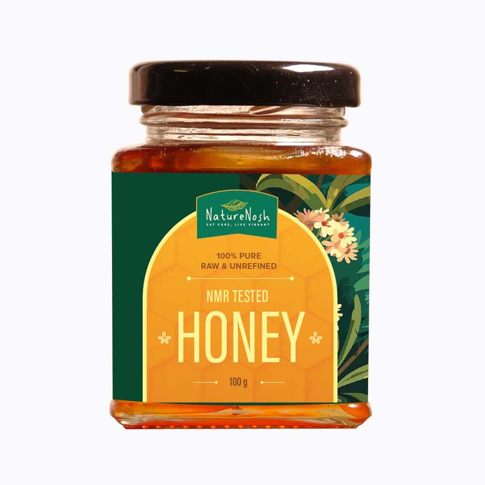 Nature Nosh Raw Organic Forest Honey (100 Gm) 100% Pure & Natural - Nmr Tested Unprocessed Shahad Original|Bpa Free Glass Jar|Rich In Vitamins & Minerals, Immunity Booster - Sugar Free Honey (B0D76LZ2D8) Amazon Price History, Amazon Price Tracker