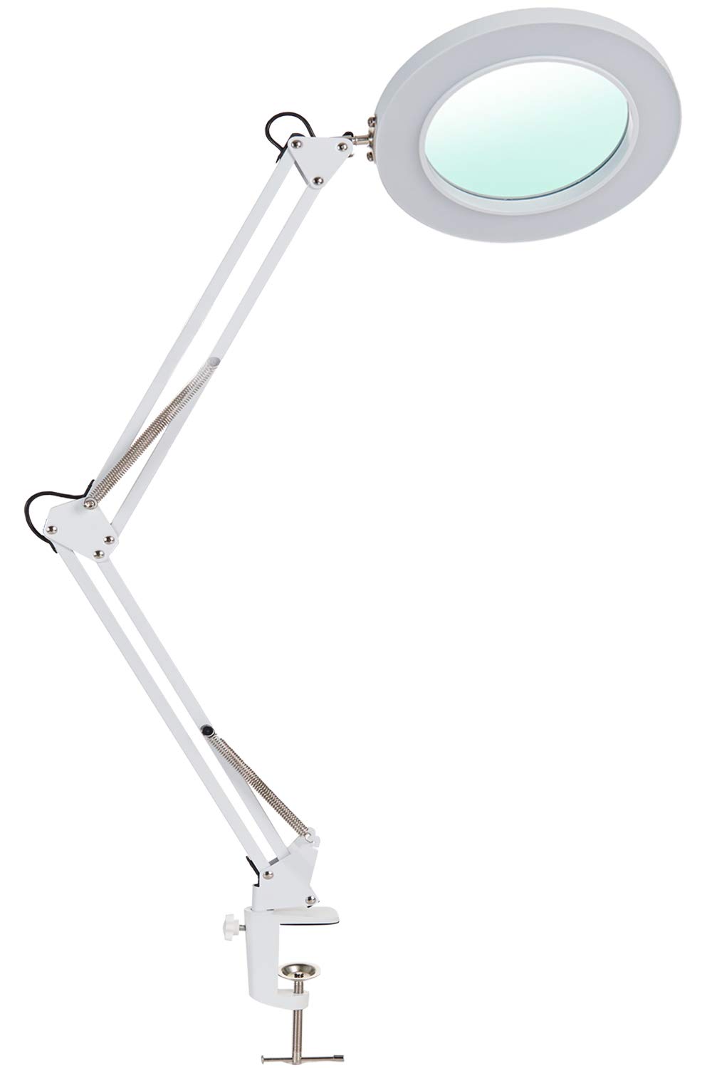 Buy Psiven LED Magnifying Lamp with Clamp, Dimmable Magnifier Desk Lamp