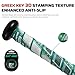 1.1mm Bat Grip Tape, Greek Key Double-Stamping Textured, Baseball & Softball Bat Tape for All-Weather Performance, Non-Slip, Precut for Easy Install