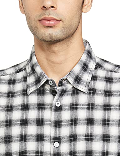 Image of Marks & Spencer Mens Solid Polyester Blend Collared Neck Regular Fit Easy Iron Shirt (Pack of 2)