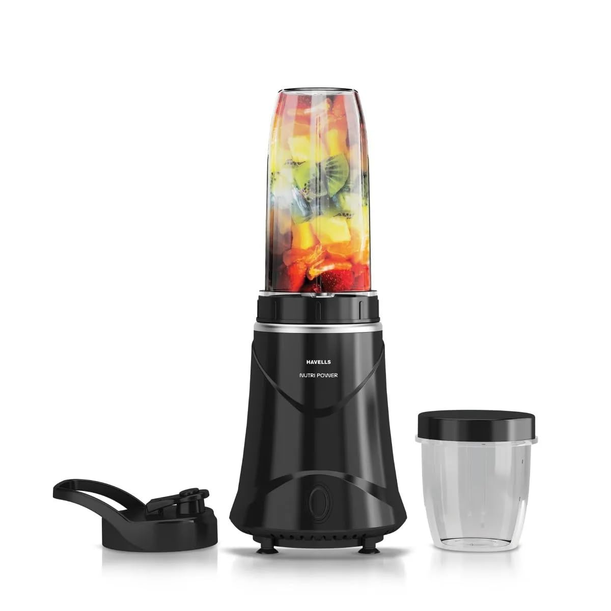 Havells Nutri Power Blender 350 W Mixer Grinder| 1 Speed Switch| Leak Free Sipper Lid| Air Vent Technology| Stainless Steel Blade| 2Yrs Manufacturer Warranty (Black)-image-44