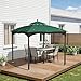 10x12ft Canopy Replacement Top for Lowe's Allen Roth Gazebo #GF-12S004B-1, Two Tiered Waterproof Gazebo Cover Roof with 8 Drainage Holes for BBQ Outdoor, Green