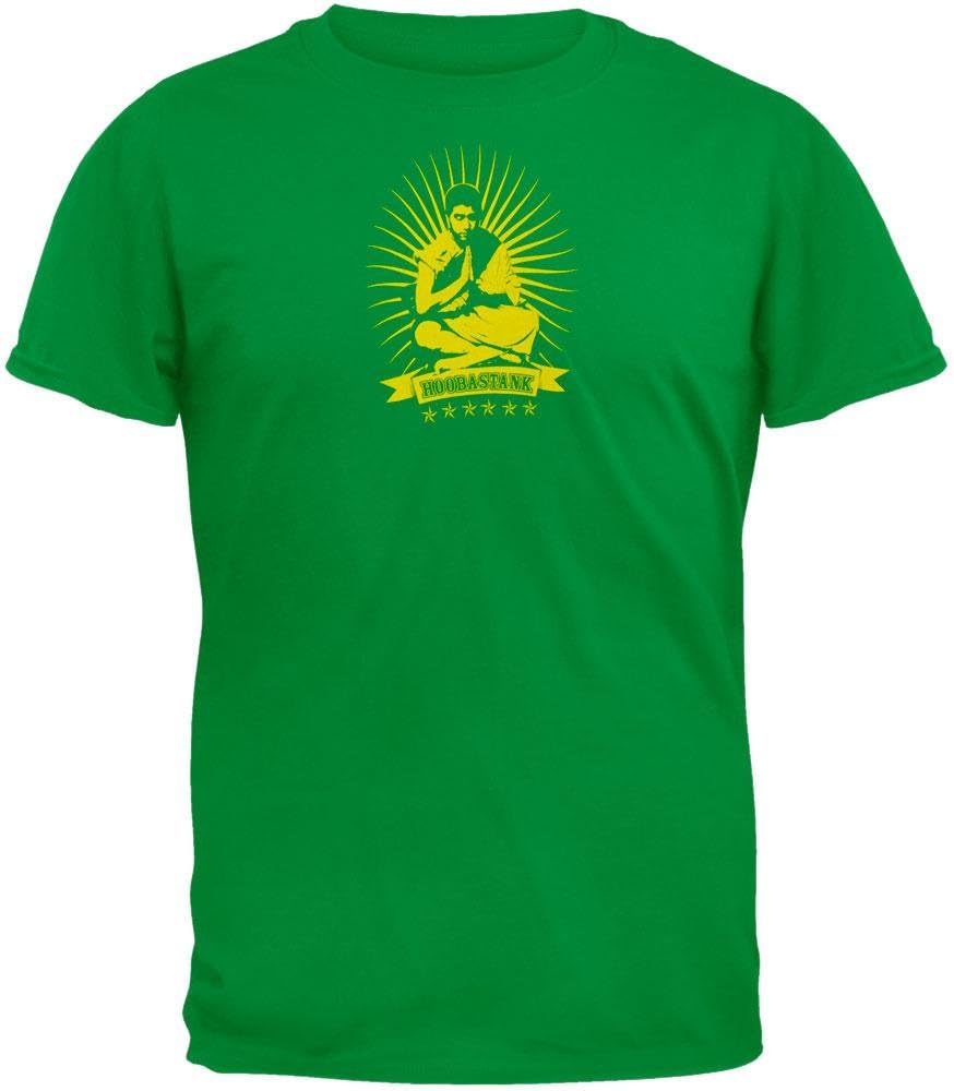 Hoobastank - Old School T-Shirt - Large Green