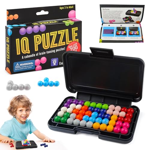 IQ Puzzler Pro,IQ Puzzle,IQ Spiele,Puzzle Game,Smart Games IQ,Puzzlespiele für Kinder,mit 200 Arten von Herausforderungen,3D Logikspielefür Kinder Ab 8 Jahre und Erwachsene