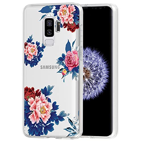 Tothedu Funda para Galaxy S9 Plus, Fina Suave con diseño Transparente y Tapa Trasera Flexible de TPU Resistente a los arañazos para Samsung Galaxy S9 Plus