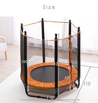 再値下げ!!トランポリン Amazon.co.jp: タンスのゲン トランポリン 110cm 【現役ママが