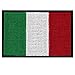 Toppa ricamata con bandiera italiana, bandiera nazionale, emblema Morale