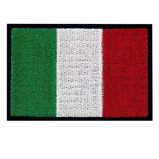 Italien Flagge Bestickter Aufnäher mit Haken- und Flauschbänder 7 Italien Flagge Bestickter Aufnäher mit Haken- und Flauschbänder