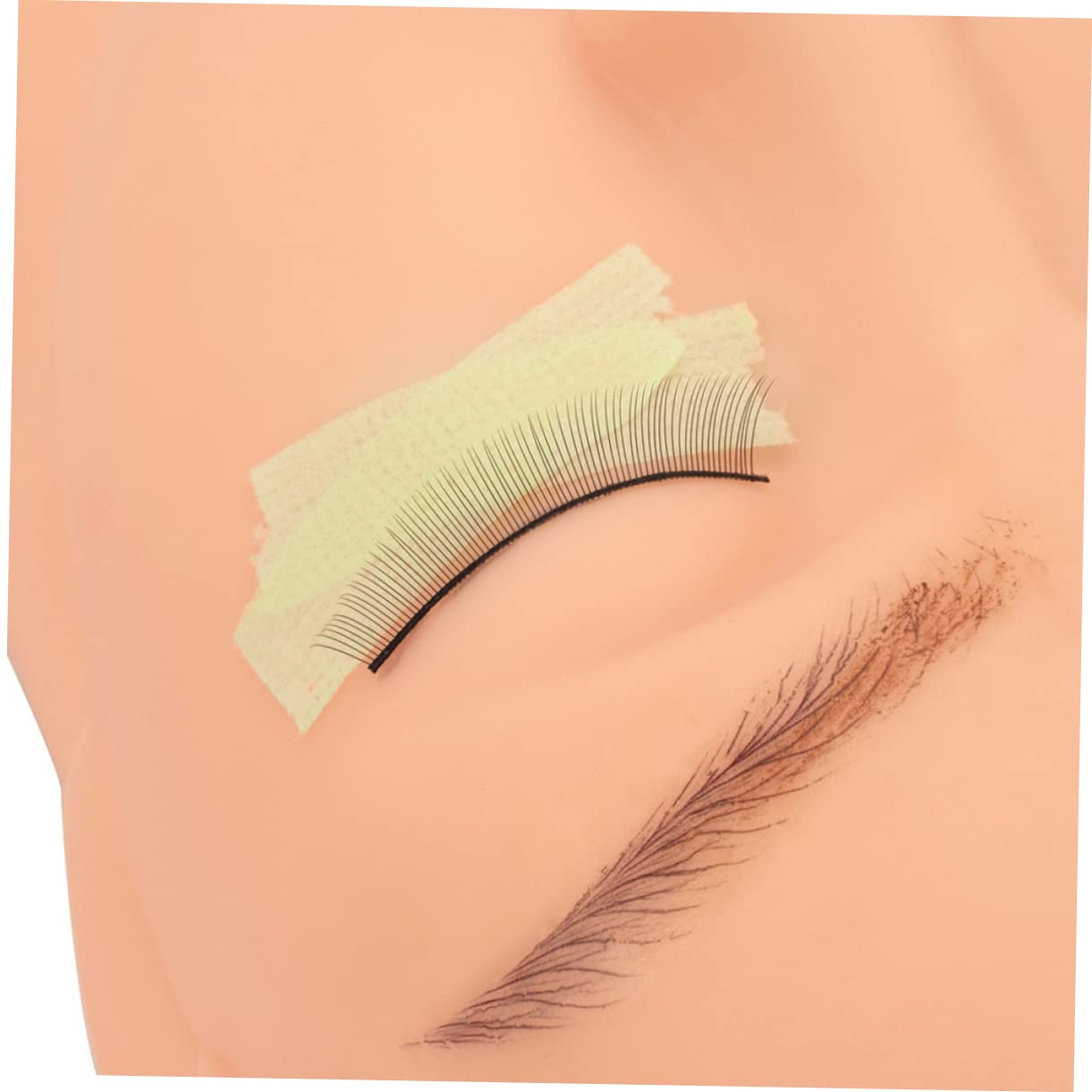 Baluue 9m Roll Lash Extension Tape Self-adhesive Lash Tape for Eyelash Extensions 1.2cm Wide Soft Non-woven Fabric Green