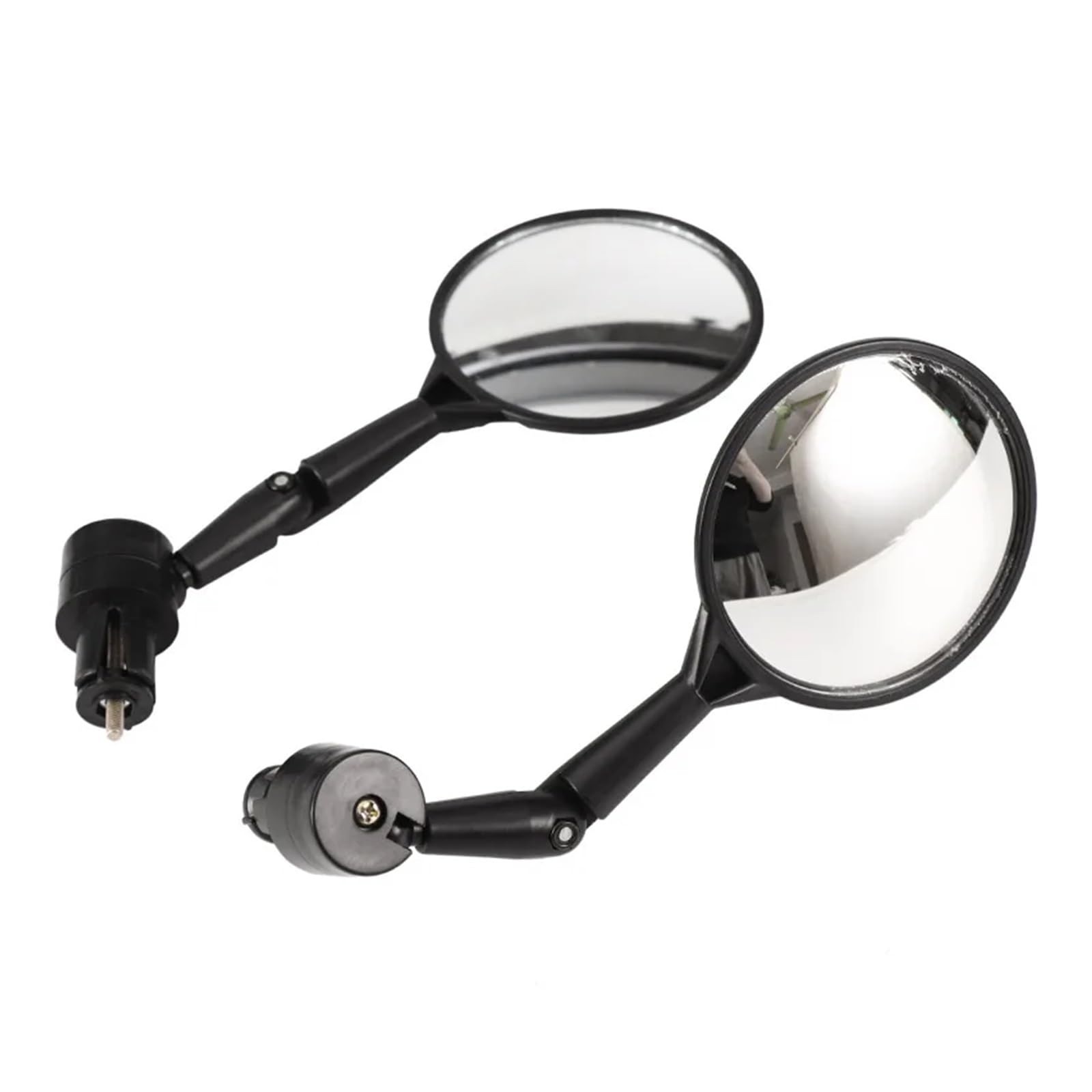 Specchietto Retrovisore per Bicicletta Specchietto retrovisore for bicicletta universale con lente montata a sinistra e a destra o piatta, angolo di visione posteriore regolabile(Pair)