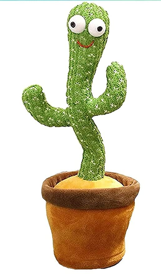 SHIVMYRA Toys USB Rechargeable Talking Cactus Baby Toys for Kids Dancing Cactus Toys Can Sing Wriggle & Singing Recording Repeat What You Say Funny Education Toys for Children (B0BH4G8861) Amazon Price History, Amazon Price Tracker