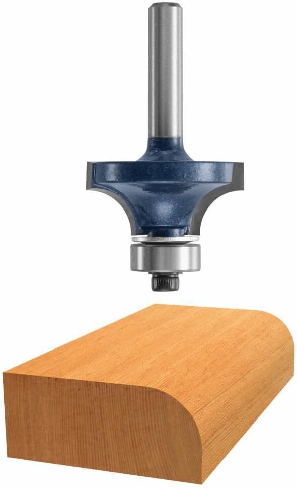 Bosch 85294M 1/4 In. x 1/2 In. Carbide Tipped Roundover Bit