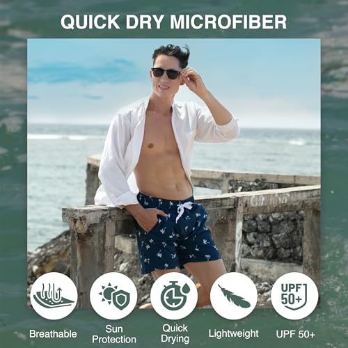 Image of Kanu Surf Men's Big Viper Extended Size Stripe Swim Trunk