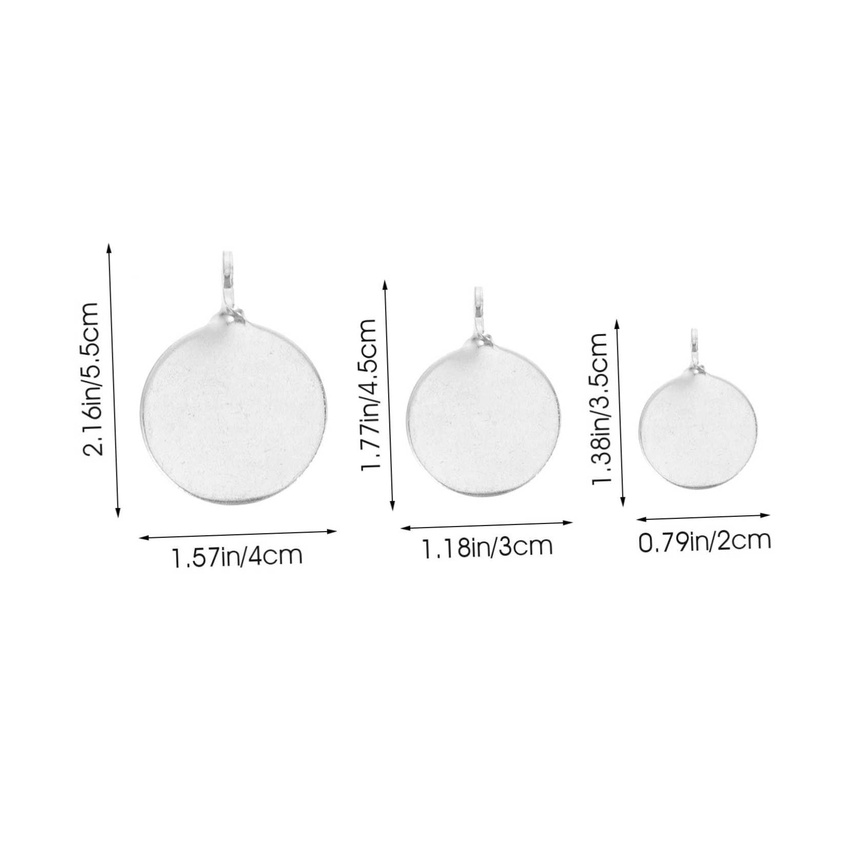 OHPHCALL 6pcs Professional Shooting Targets Archery Accessories Multi-Purpose Steel Targets for Training