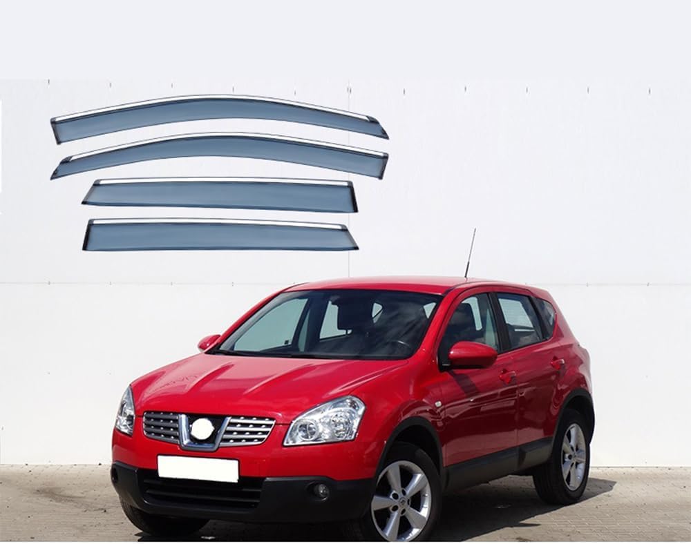 Déflecteurs de vitres Nissan Qashqai J10 contre la buée et les infiltrations d'eau de pluie