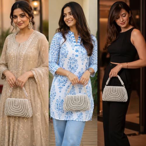 Image of THE TAN CLAN Chloe Flap Over Clutches for women Purses Luxury Evening Handbags for Women- Elegant Evening Handbag, Perfect for Weddings, Parties, and Special Occasions
