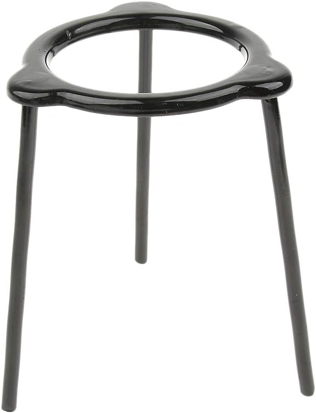 Generic Set of 2X Lab Beaker Stand Lamp Burner Tripod Holder 75mm + Pipeclay Triangle Apparatus Strengthened quality, practical and long-lasting