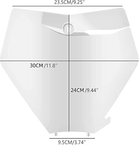 Vista 14 de PRO CAKEN Placa de matrícula delantera de motocicleta naranja de plástico ABS de repuesto resistente para Universal EXC 150/250/300 TPI 20-21 SX