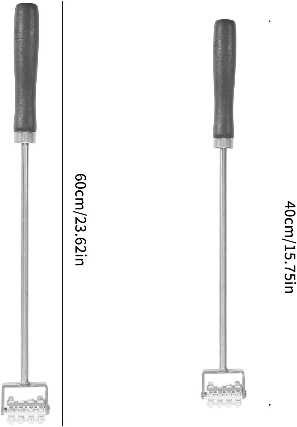 Adhesive Covering Roller Tool Long Handle Metal Head, 60MM
