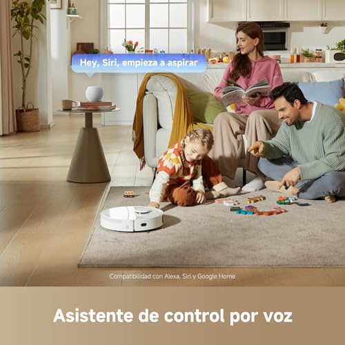 Miniatura 9 de Dreame L10s Pro Gen 3 Robot Aspirador Y Friegasuelos Inteligente, Succión Vormax De 13.000 Pa, Sistema De Fregado Duoscrub, Mopa Con Elevación Automática De 7 Mm, Alcanza Lo Inalcanzable, 5.200 Mah