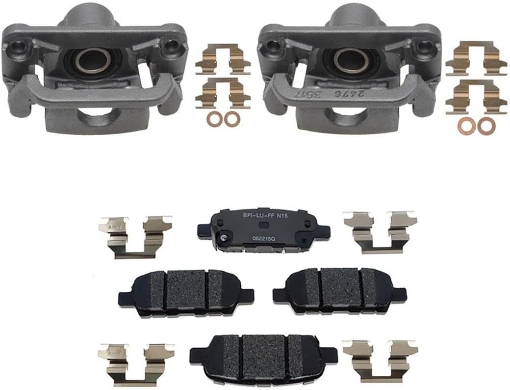 4Pcs Rear Automotive Replacement Brake Calipers with Pads for Nissan Altima 2009 2008 2007