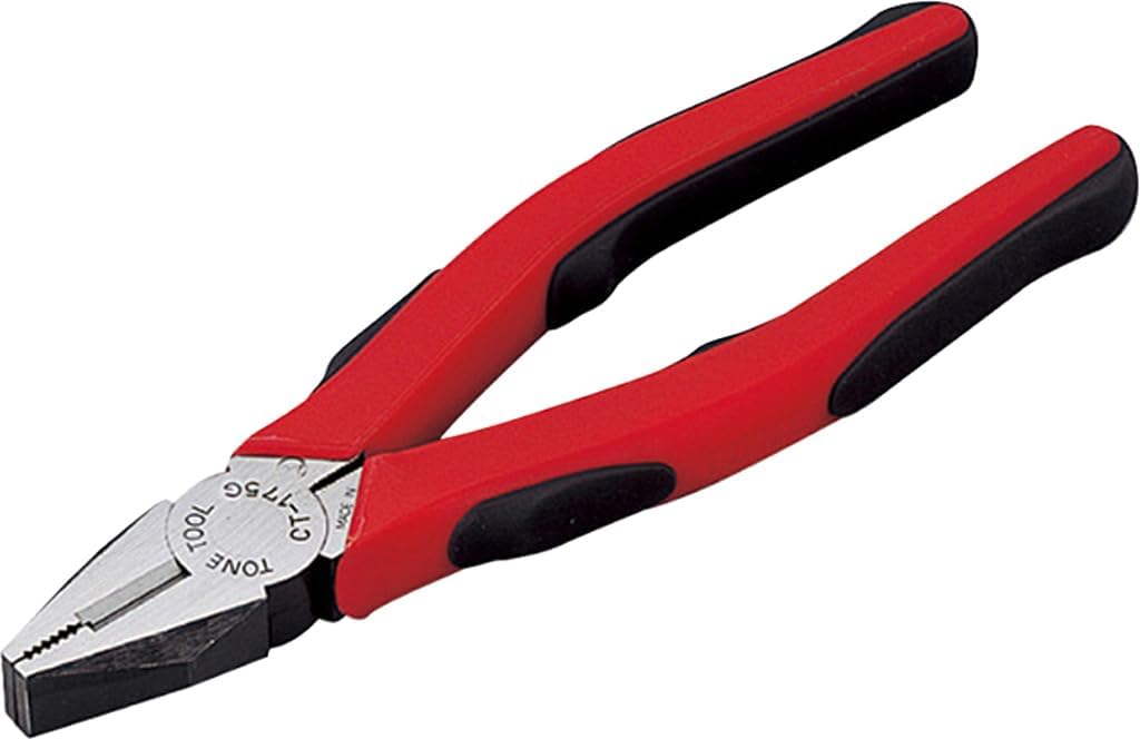 TONE Linemen Pliers CT-200G Red Overall Length 224mm