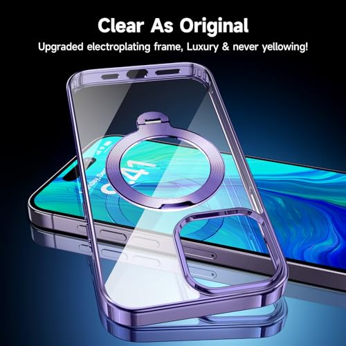 Coque de protection premium iPhone 14 Pro Max MagSafe au placage antichoc raffiné