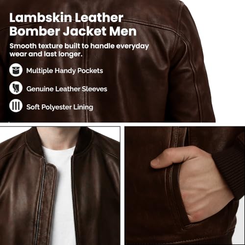 Cuir Varsity Lambskin Bomber