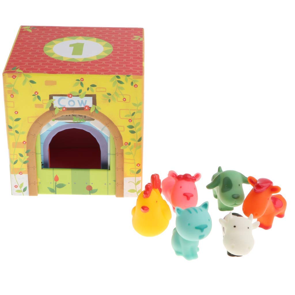Lote de 12 bloques de madera de colores para niños, apilables
