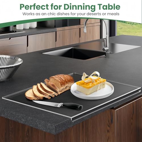 Planche à découper acrylique polyvalente tapis de découpe et fromage
